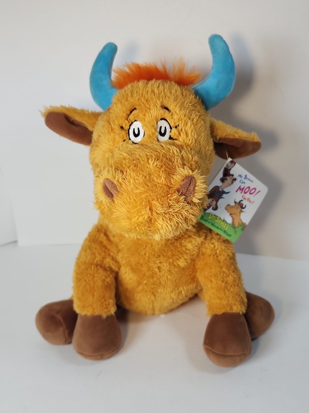Dr. Seuss Yellow Plush 'Mr. Brown Can Moo!' Stuffed Cow Toy